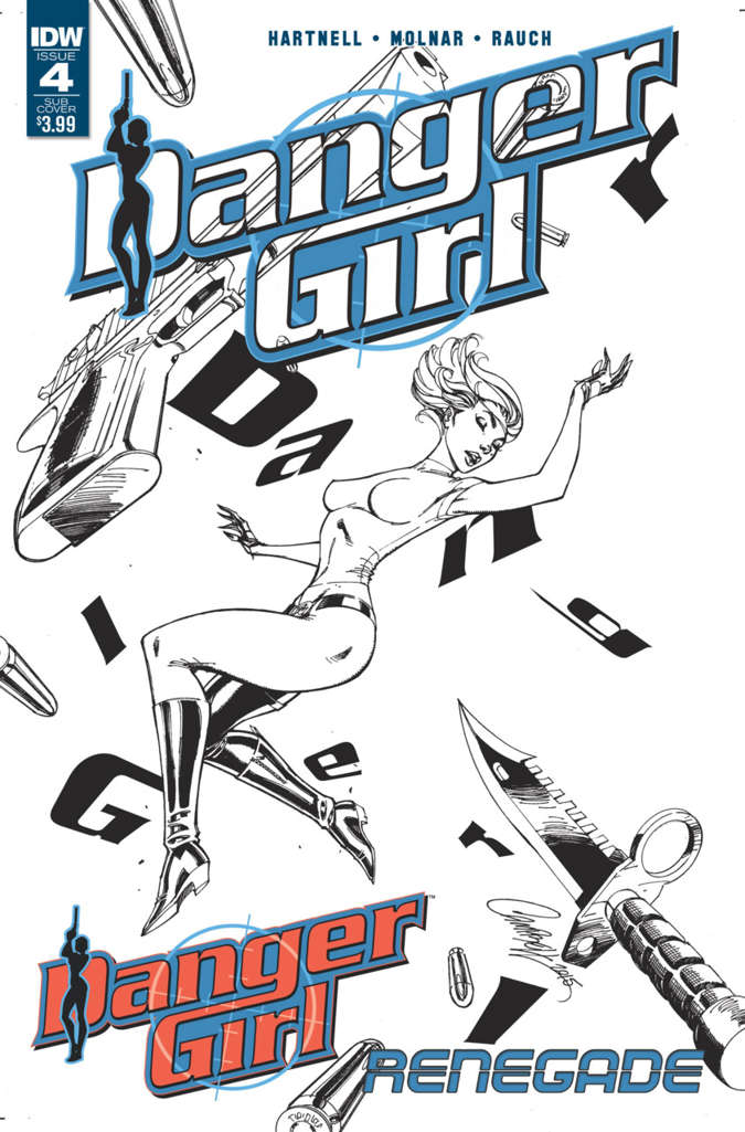 Danger Girl: Renegade #4 Variation A