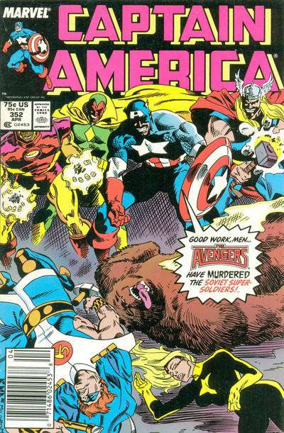 Captain America (1st Series) #352 Newsstand Edition