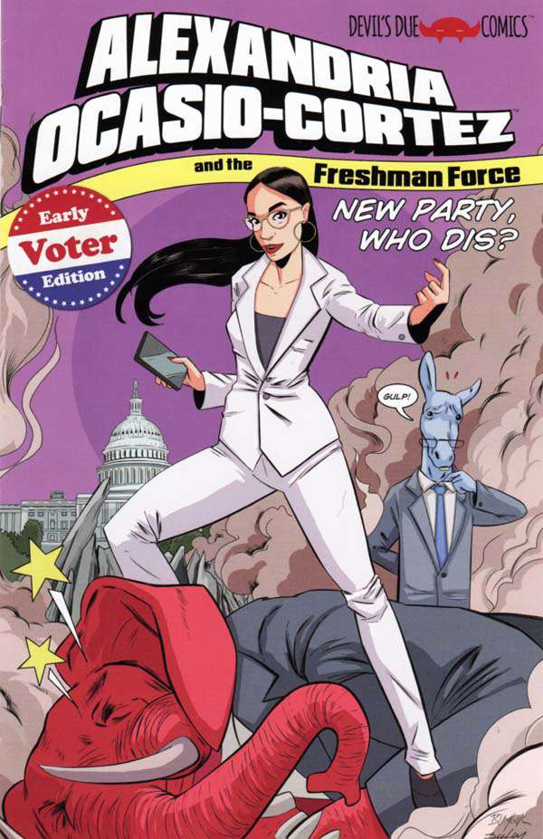 Alexandria Ocasio-Cortez and the Freshman Force #1 Variation A