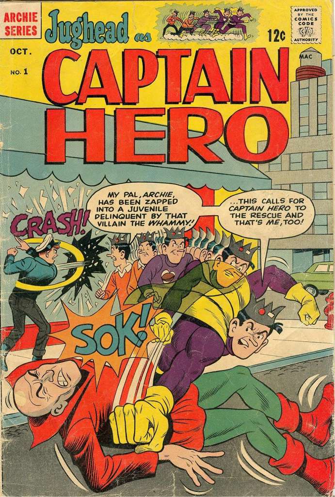 Jughead as Captain Hero