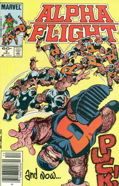 Alpha Flight (1st Series) #5 Newsstand Edition