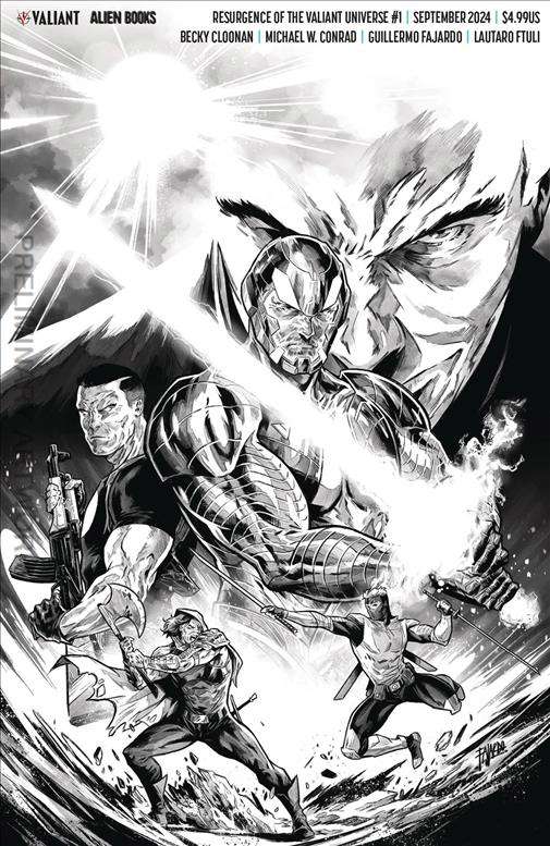 Resurgence of the Valiant Universe #1 Variation H