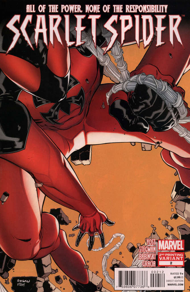 Scarlet Spider (2nd Series) #2  - 2nd printing