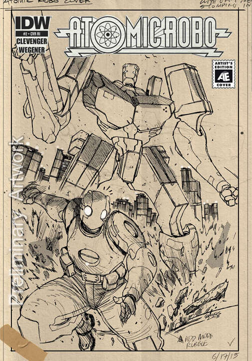 Atomic Robo and The Ring Of Fire #2 Variation B