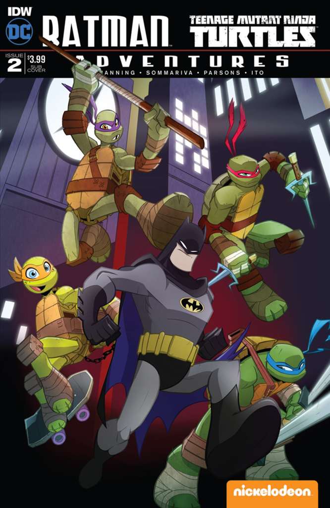 Batman/Teenage Mutant Ninja Turtles Adventures #2 Variation B