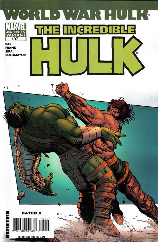 The Incredible Hulk (2nd Series) #107  - 2nd printing