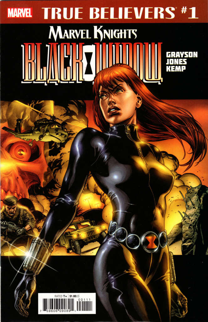 True Believers: Marvel Knights 20th Anniversary—Black Widow by Grayson & Jones #1