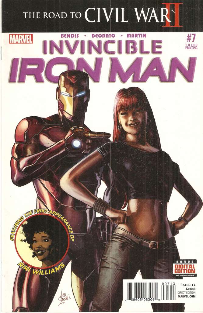 Invincible Iron Man (2nd Series) #7  - 3rd printing