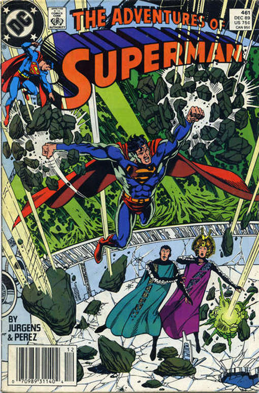 Adventures of Superman #461 Newsstand Edition
