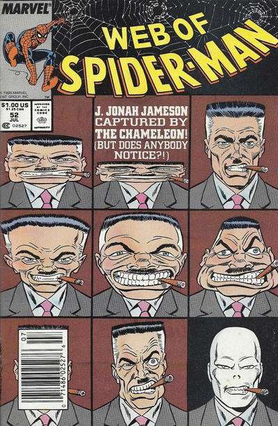 The Web of Spider-Man #52 Newsstand Edition