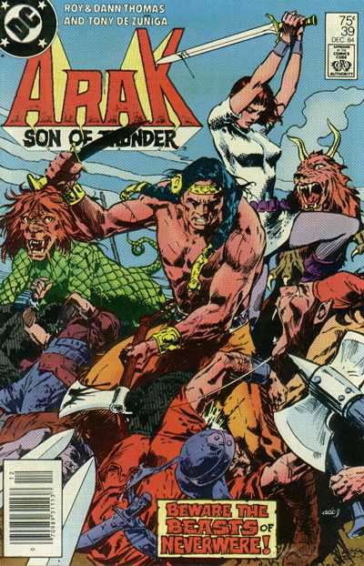 Arak Son of Thunder #39 Newsstand Edition