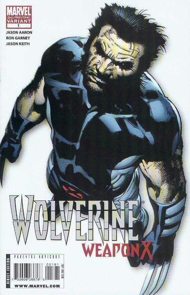Wolverine Weapon X (2nd Series) #1  - 2nd printing