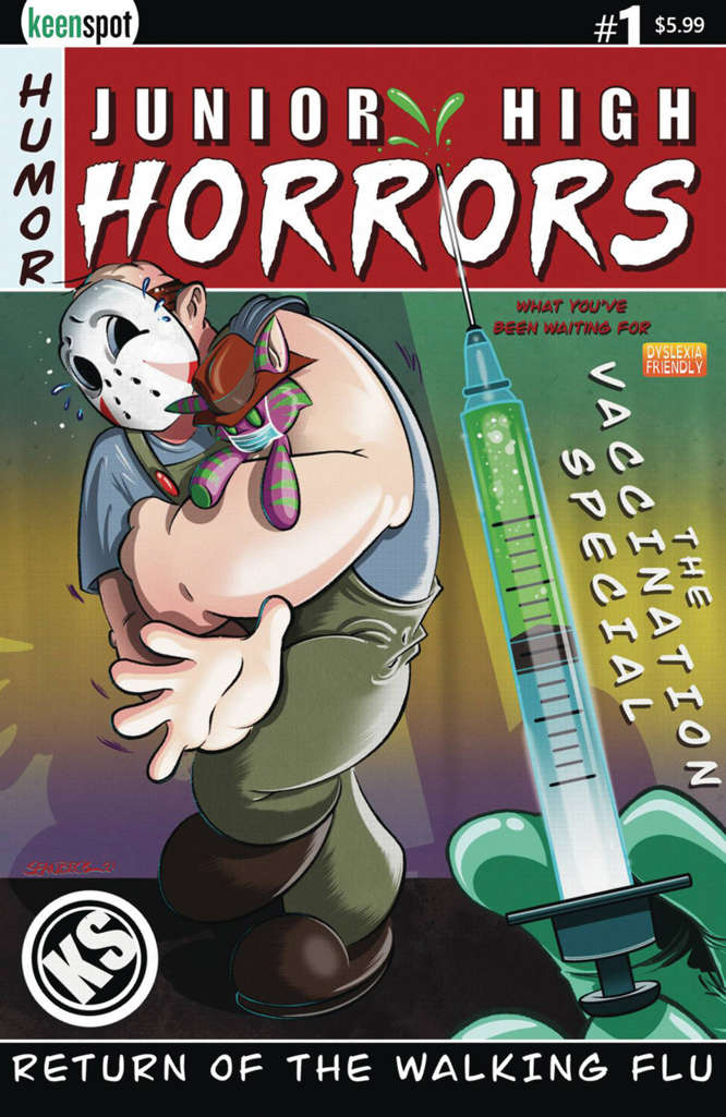 Junior High Horrors: Return of the Walking Flu—Vaccine Edition #1 Variation B