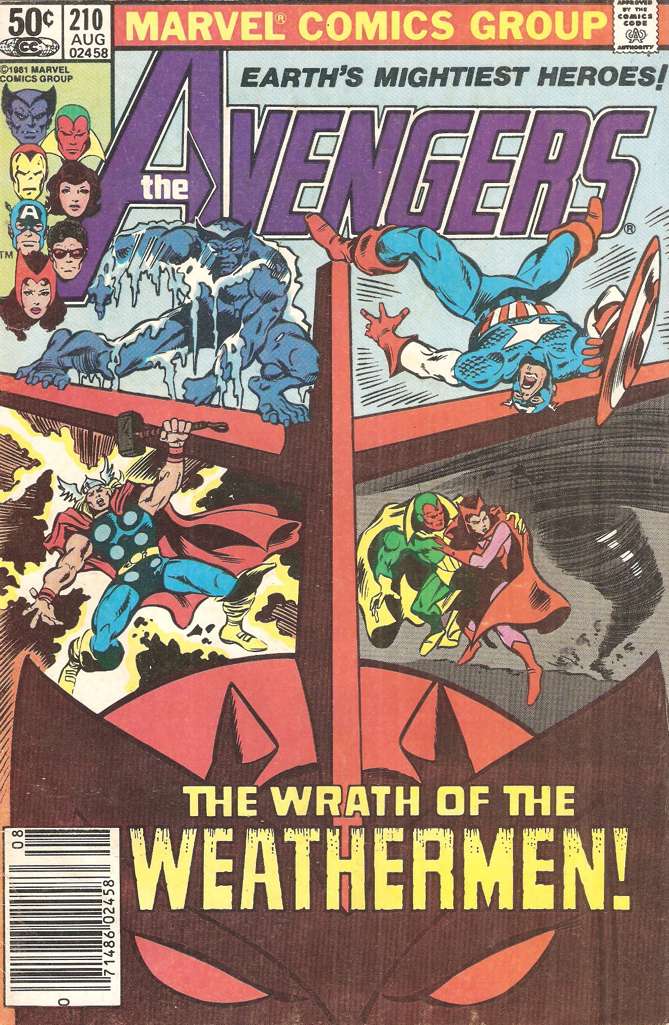 The Avengers #210 Newsstand Edition