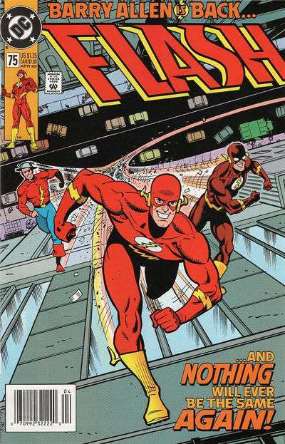 Flash (2nd Series) #75 Newsstand Edition