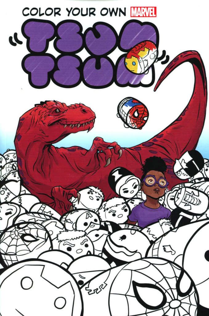 Color Your Own Marvel Tsum Tsum #1