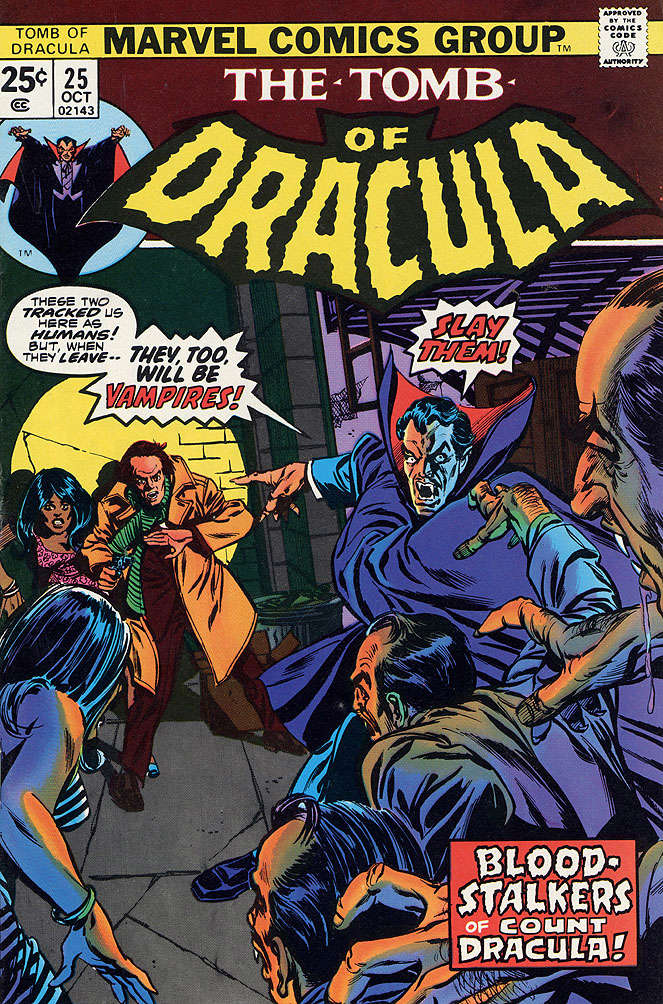 Tomb of Dracula #25  - 2nd printing