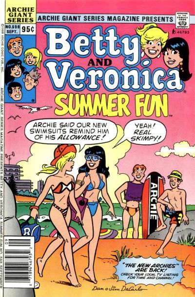 Archie Giant Series Magazine #598 Newsstand Edition