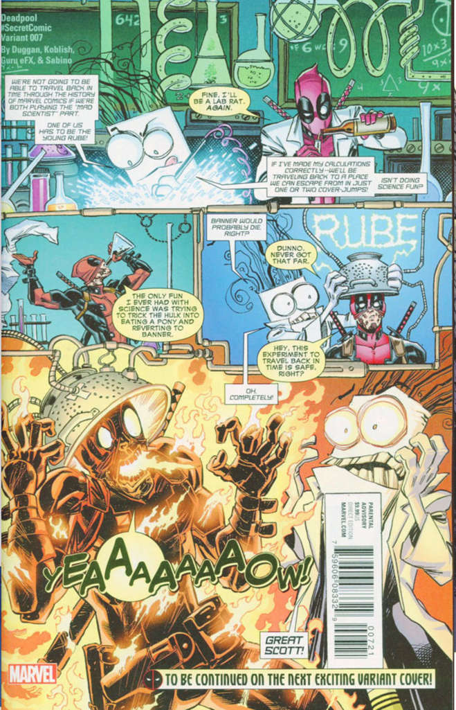 Deadpool (5th Series) #7 Variation B