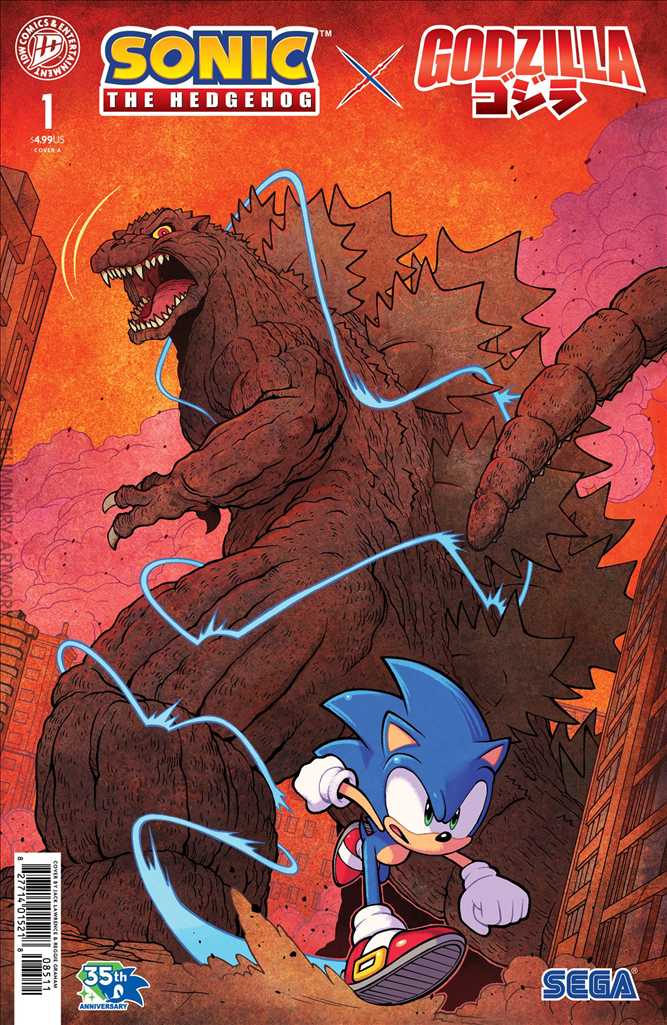 Sonic the Hedgehog X Godzilla #1 Variation A
