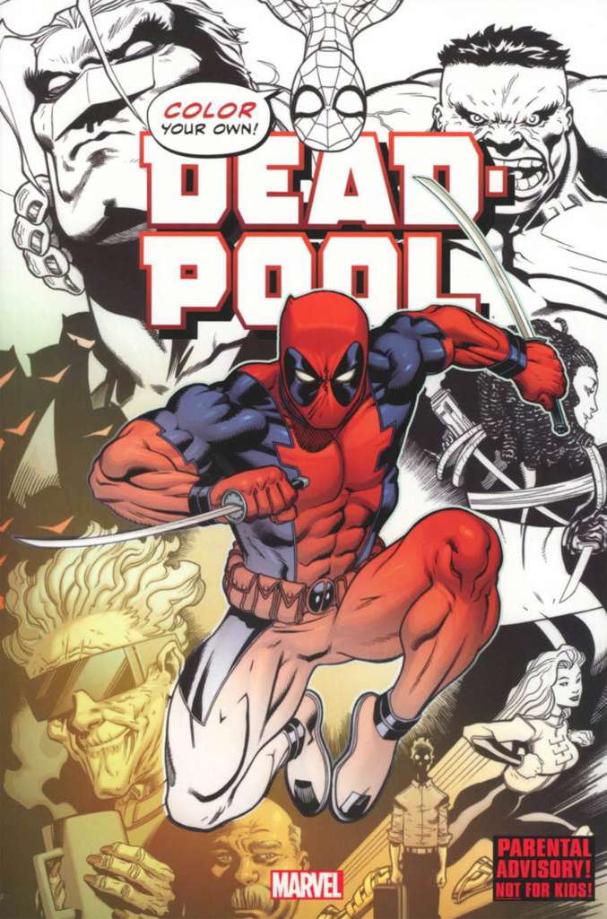Color Your Own Deadpool #1