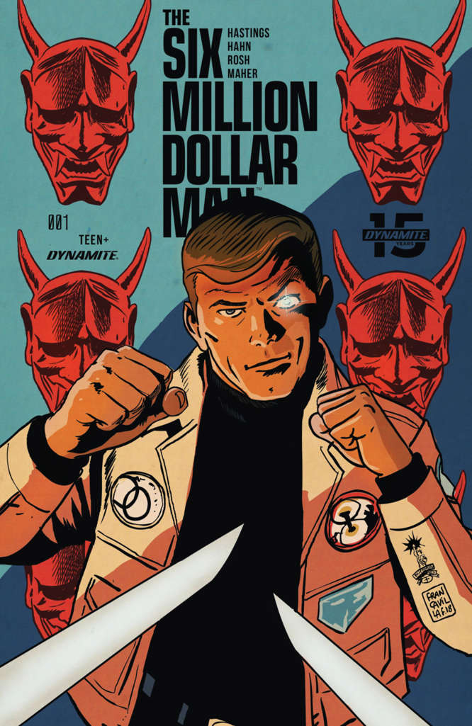 The Six Million Dollar Man (Dynamite) #1 Variation C