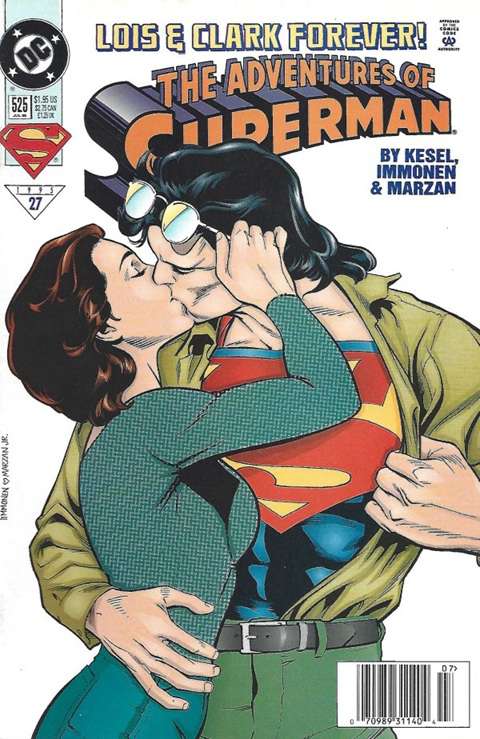 Adventures of Superman #525 Newsstand Edition