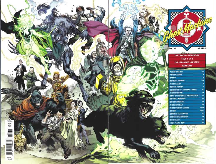 Ghost Machine: The Official Guidebook #1 Variation C