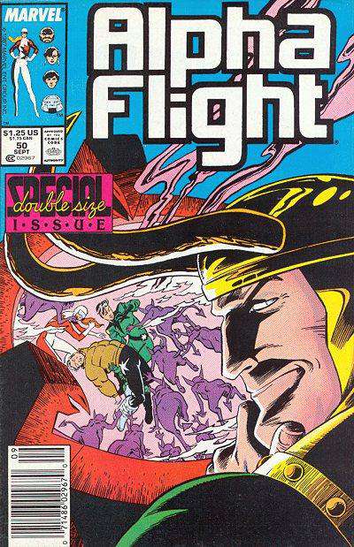 Alpha Flight (1st Series) #50 Newsstand Edition