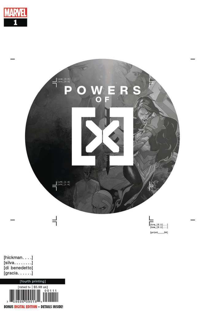 Powers of X #1  - 4th printing
