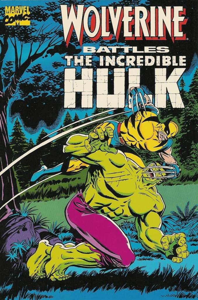Wolverine Battles the Incredible Hulk