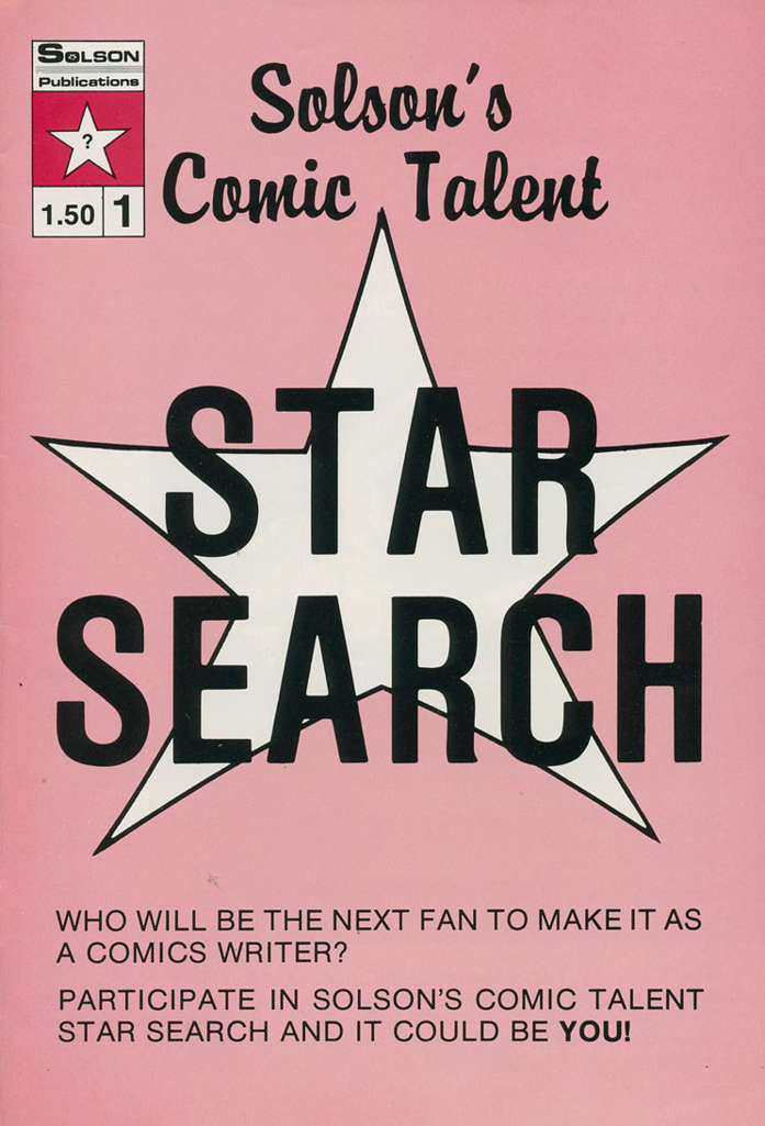 Solson’s Comic Talent Starsearch