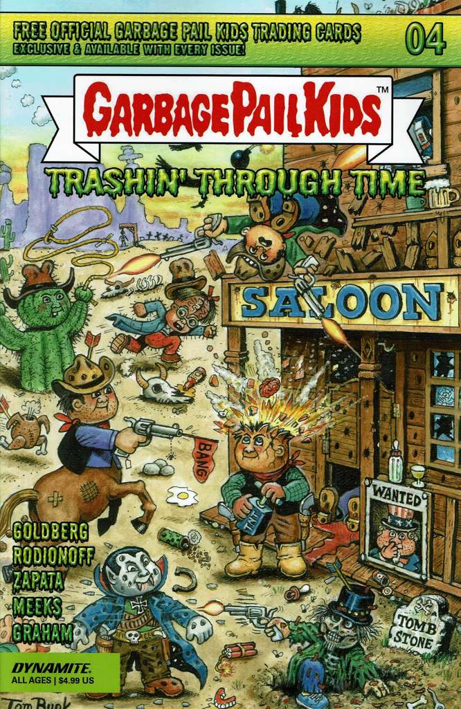 Garbage Pail Kids: Trashin’ Through Time #4 Variation A