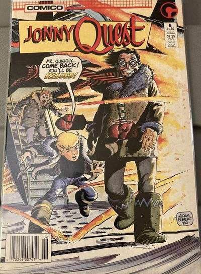 Jonny Quest (Comico) #6 Newsstand Edition