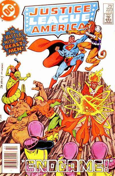 Justice League of America #223 Newsstand Edition