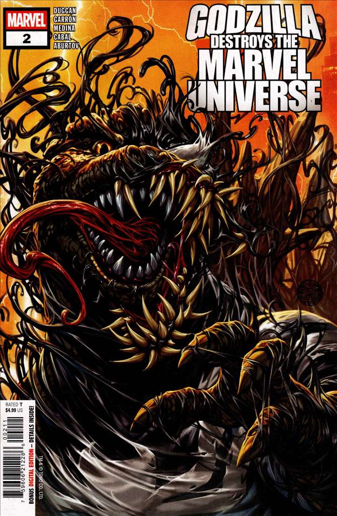 Godzilla Destroys the Marvel Universe #2