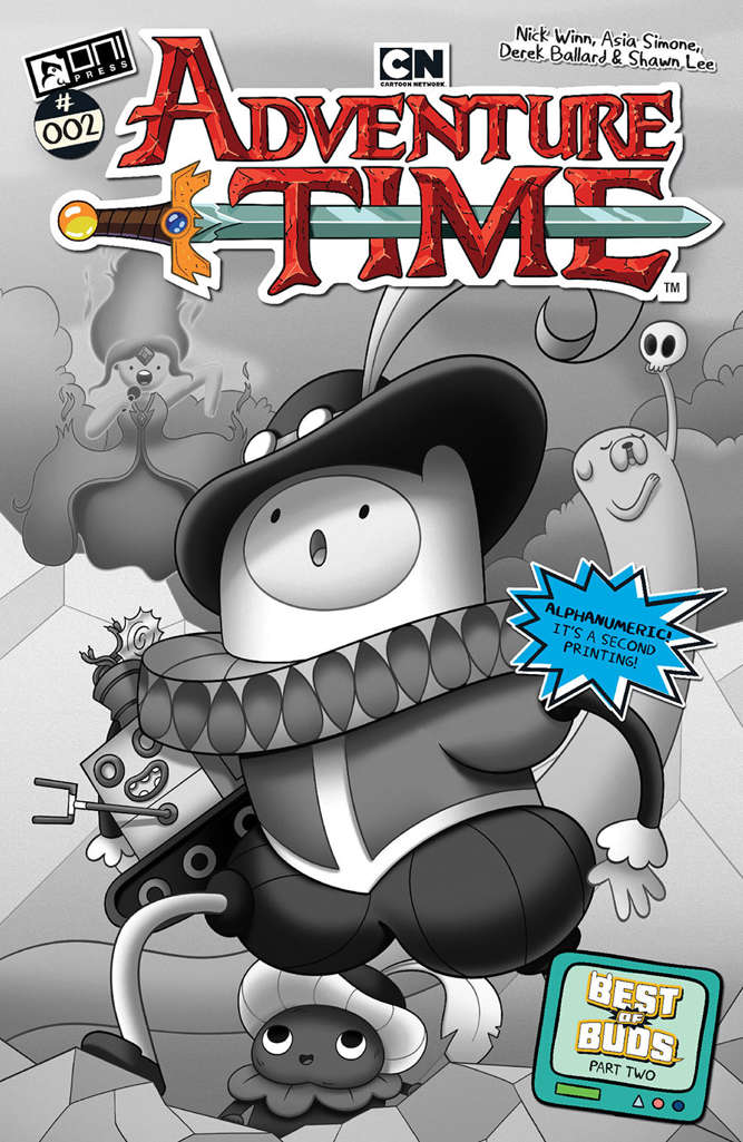 Adventure Time (2nd Series) #2  - 2nd printing