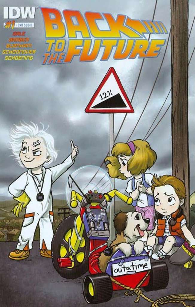 Back To The Future (IDW) #1 Variation B