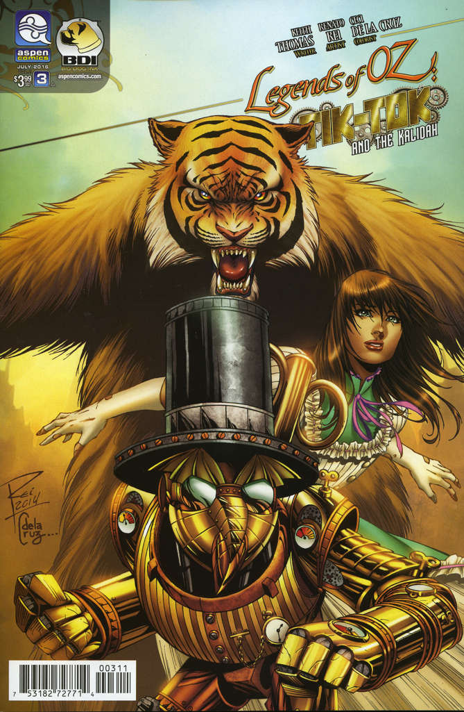Legends Of Oz: Tik-Tok and the Kalidah #3 Variation A