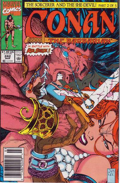 Conan the Barbarian #242 Newsstand Edition