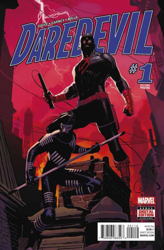 Daredevil (5th Series) #1  - 2nd printing