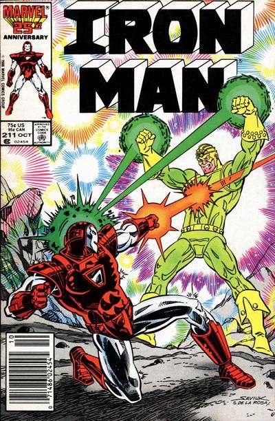 Iron Man (1st Series) #211 Newsstand Edition