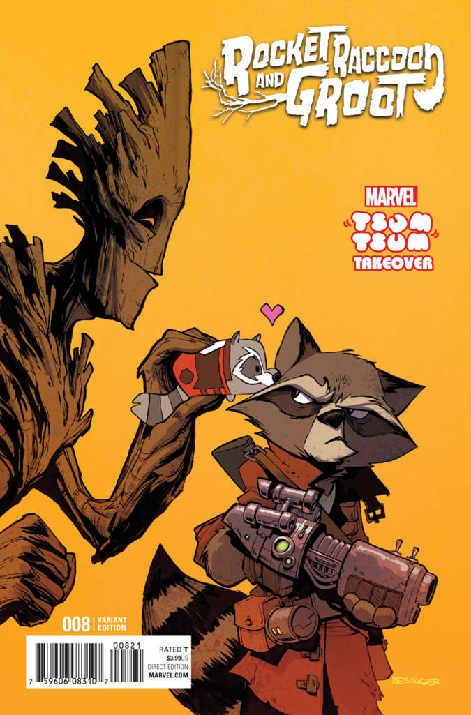 Rocket Raccoon & Groot #8 Variation A