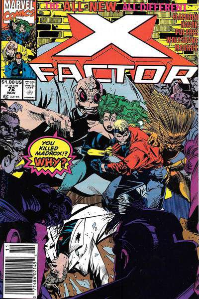 X-Factor #72 Newsstand Edition