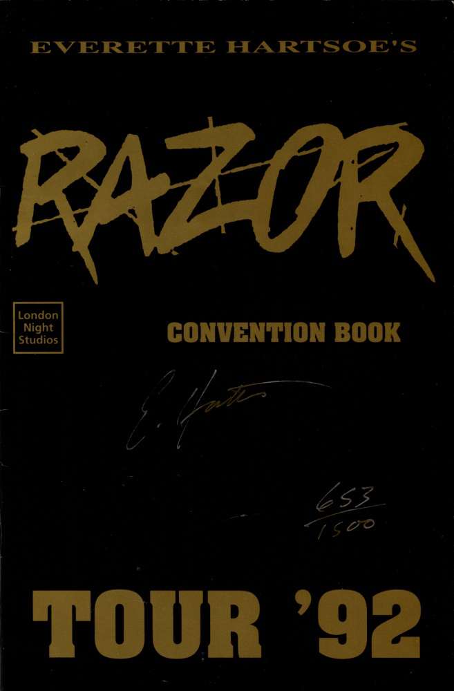 Razor Tour Book #1992 Gold Edition
