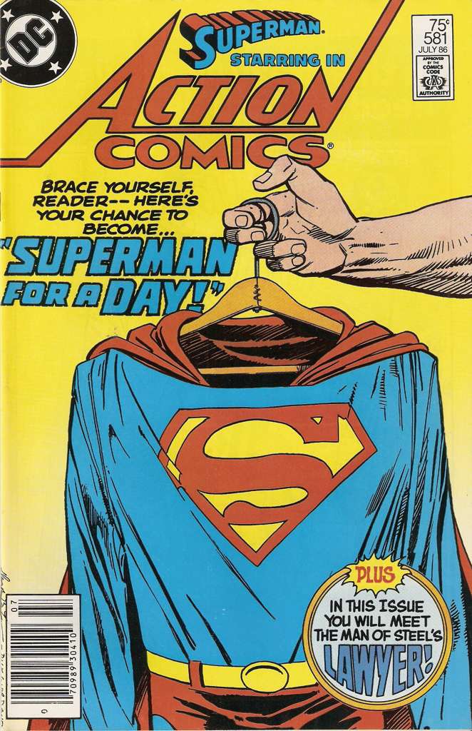 Action Comics #581 Newsstand Edition