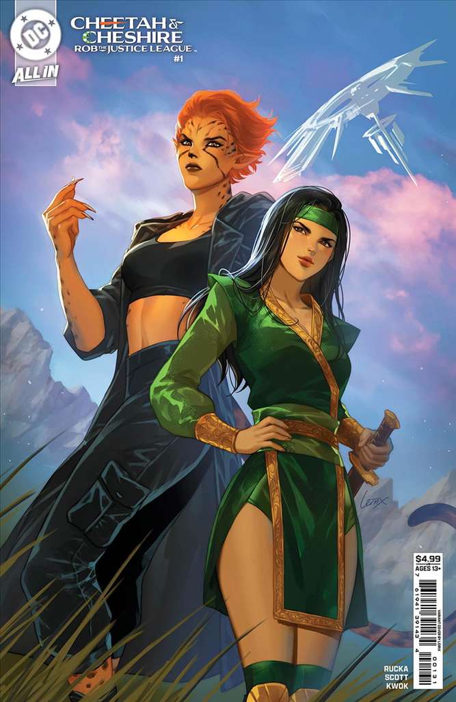 Cheetah & Cheshire Rob the Justice League #1 Variation C