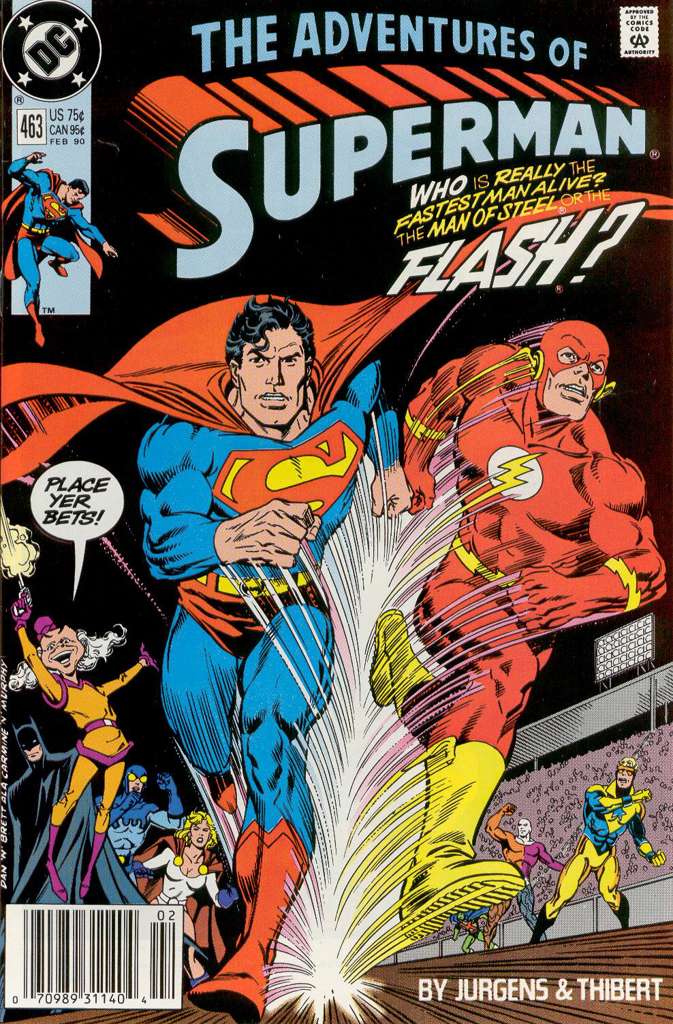Adventures of Superman #463 Newsstand Edition