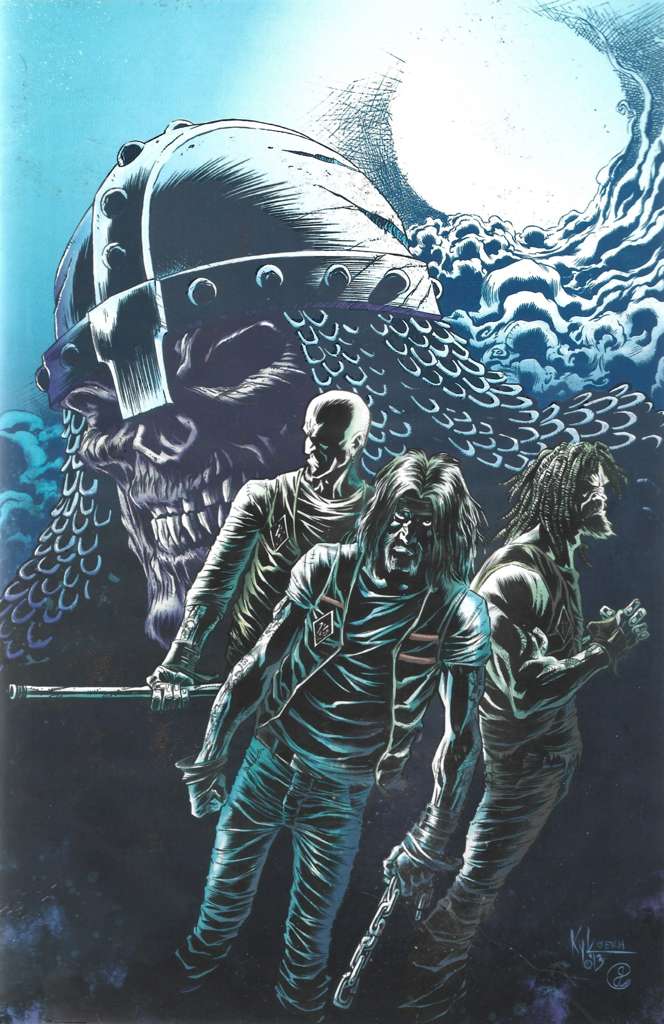 Blood, Skulls, and Chrome #1 Variation B