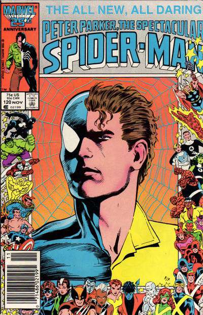 The Spectacular Spider-Man #120 Newsstand Edition